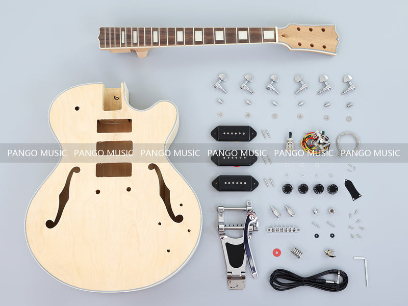 Hollow Body DIY Electric Guitar Kit with 3 Pickups (PL5-925)
