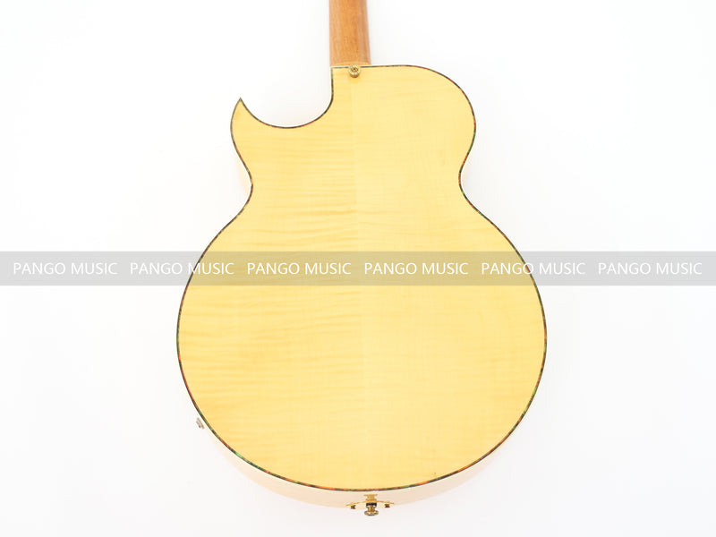 Hollow Body Electric Guitar with Flamed Maple Veneer (ZQN0152)