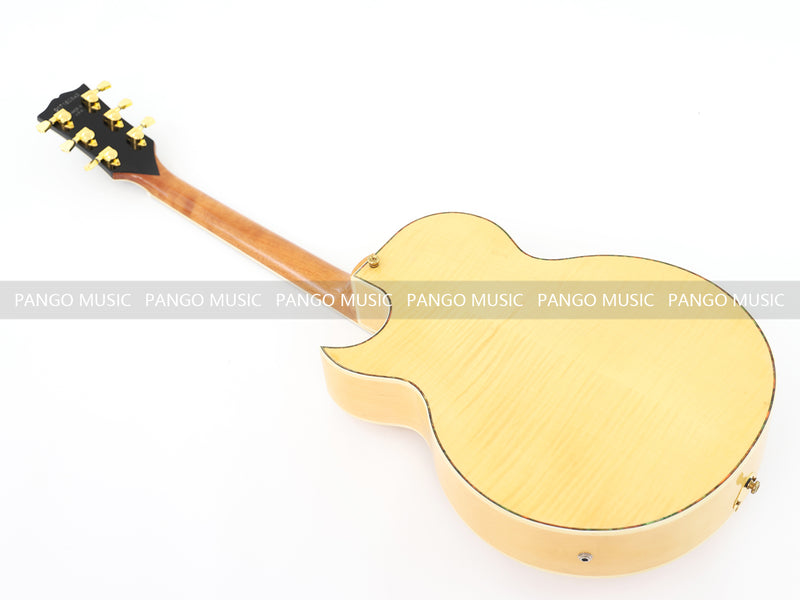 Hollow Body Electric Guitar with Flamed Maple Veneer (ZQN0152)