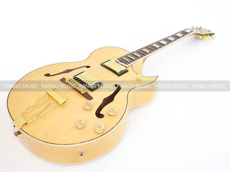 Hollow Body Electric Guitar with Flamed Maple Veneer (ZQN0152)