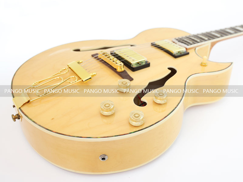 Hollow Body Electric Guitar with Flamed Maple Veneer (ZQN0152)