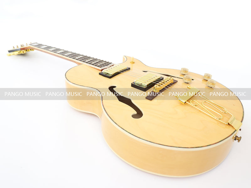 Hollow Body Electric Guitar with Flamed Maple Veneer (ZQN0152)