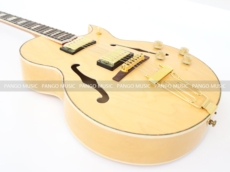 Hollow Body Electric Guitar with Flamed Maple Veneer (ZQN0152)