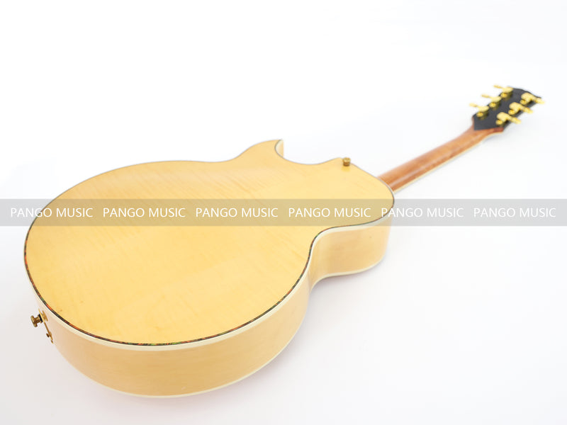 Hollow Body Electric Guitar with Flamed Maple Veneer (ZQN0152)