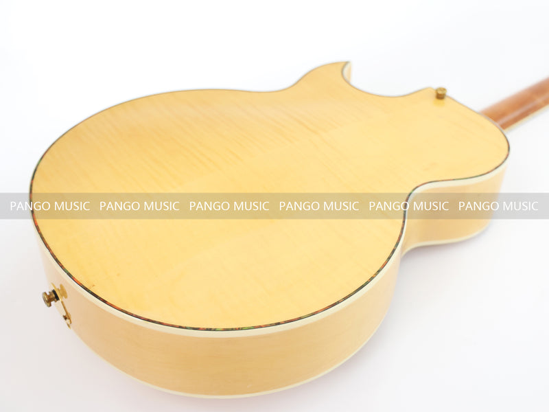 Hollow Body Electric Guitar with Flamed Maple Veneer (ZQN0152)