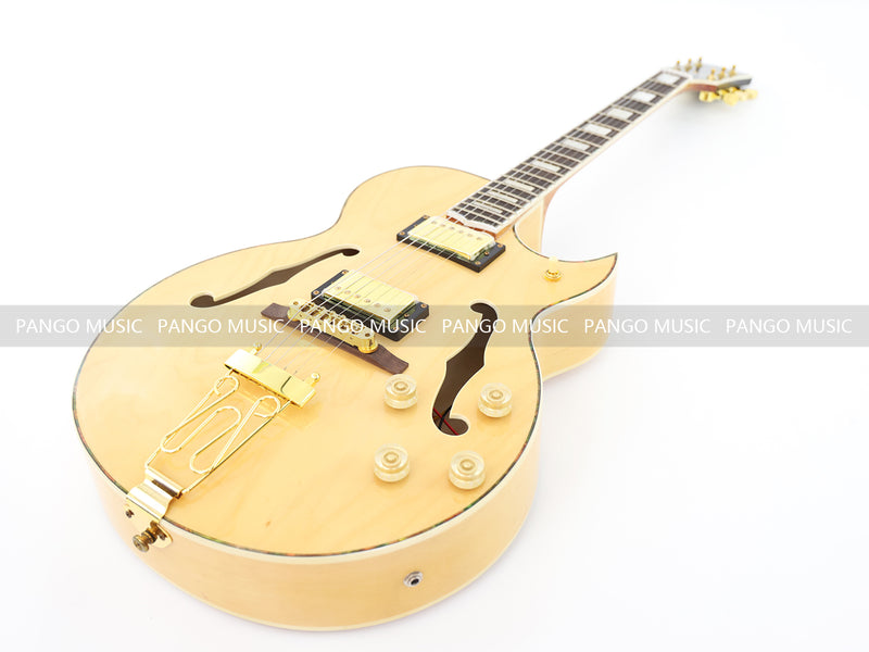 Hollow Body Electric Guitar with Flamed Maple Veneer (ZQN0152)