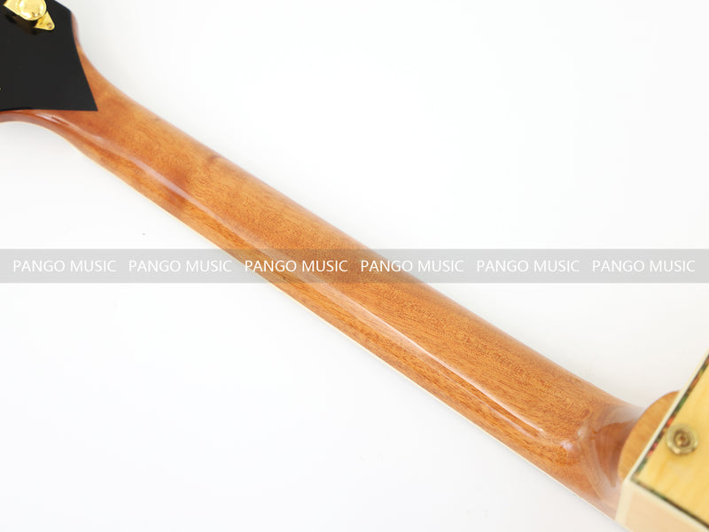 Hollow Body Electric Guitar with Flamed Maple Veneer (ZQN0152)