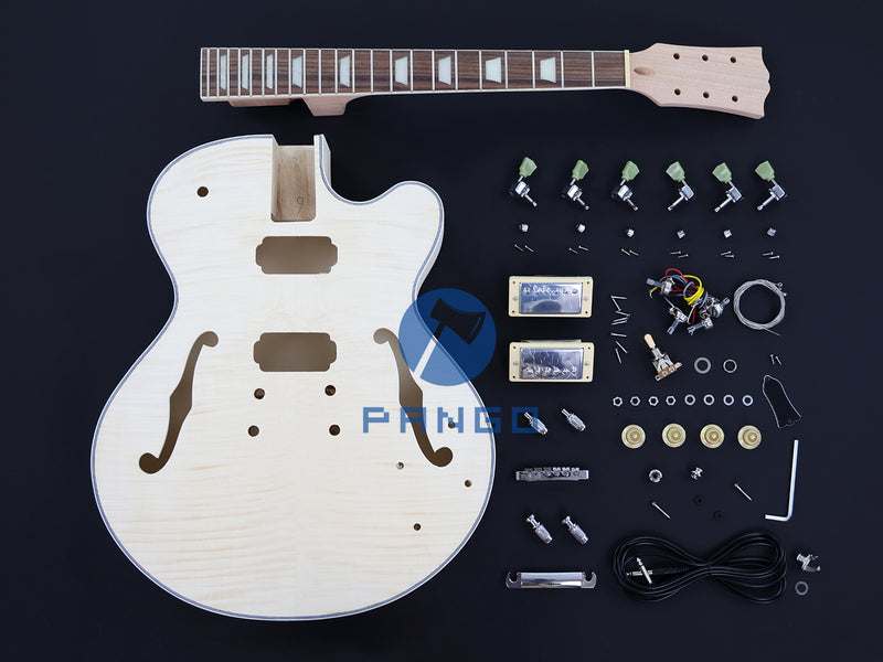 Hollow Body L5 Style DIY Electric Guitar Kit (PL5-074X)