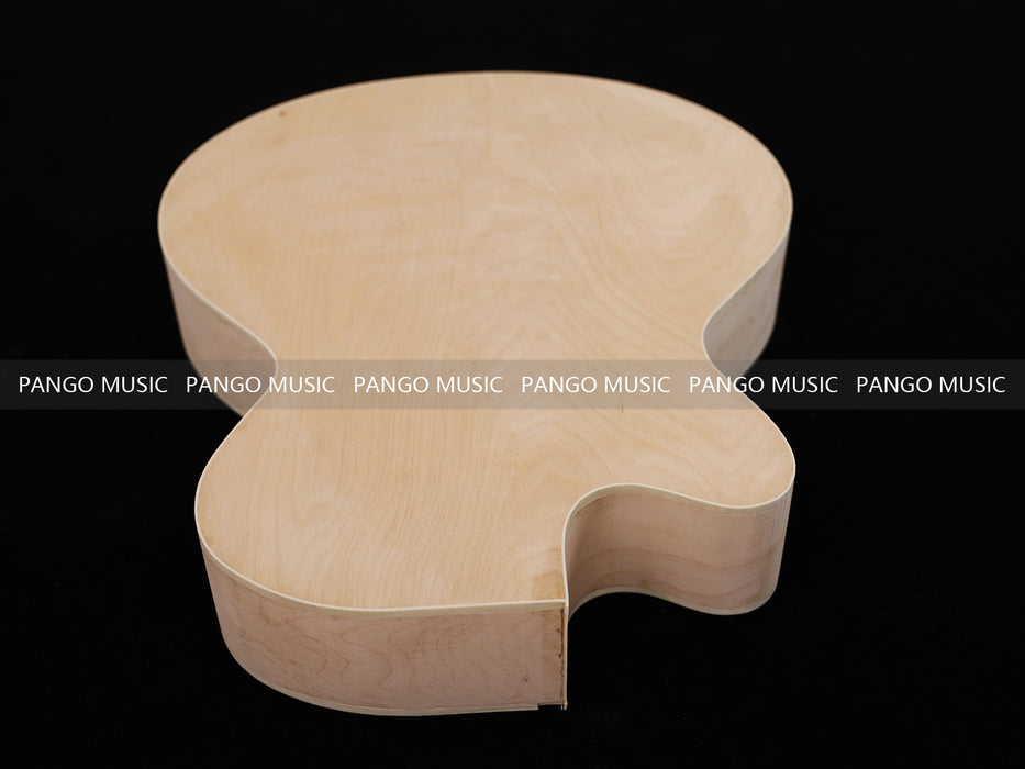 Hollow Body Unfinished Maple DIY Electric Guitar Body (025)