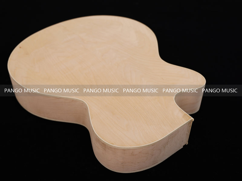 Hollow Body Unfinished Maple DIY Electric Guitar Body (025)
