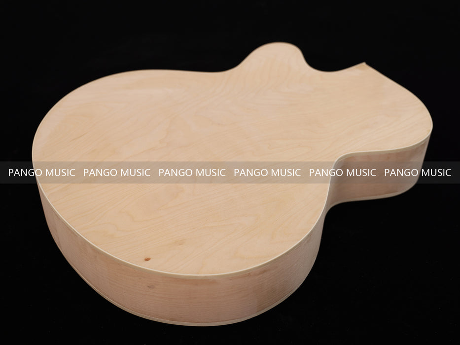 Hollow Body Unfinished Maple DIY Electric Guitar Body (025)