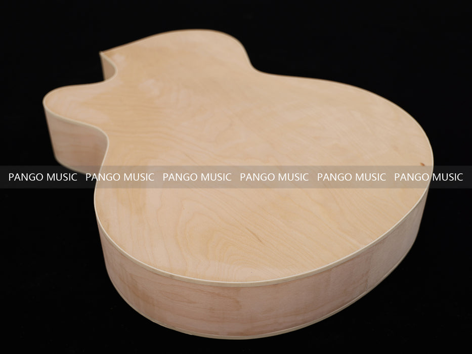 Hollow Body Unfinished Maple DIY Electric Guitar Body (025)