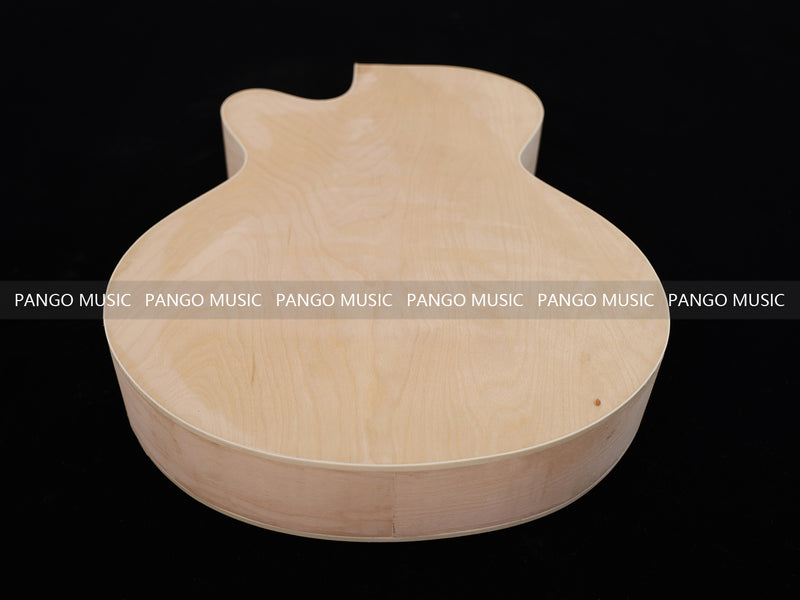 Hollow Body Unfinished Maple DIY Electric Guitar Body (025)