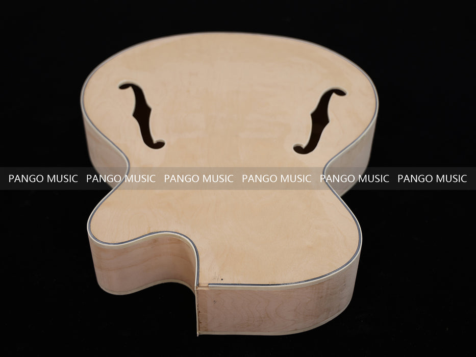 Hollow Body Unfinished Maple DIY Electric Guitar Body (025)