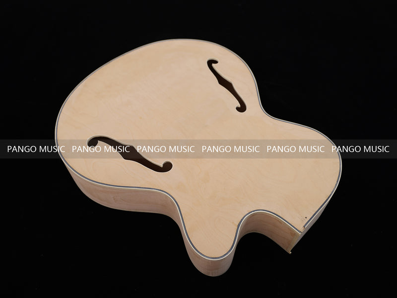 Hollow Body Unfinished Maple DIY Electric Guitar Body (025)