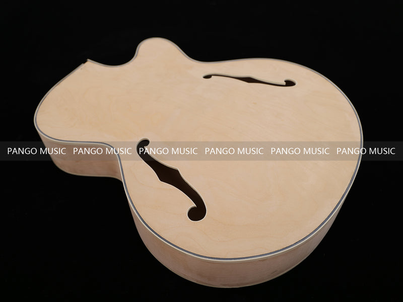 Hollow Body Unfinished Maple DIY Electric Guitar Body (025)