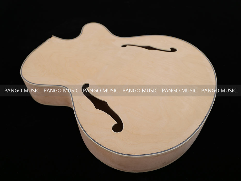 Hollow Body Unfinished Maple DIY Electric Guitar Body (025)