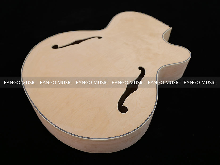 Hollow Body Unfinished Maple DIY Electric Guitar Body (025)