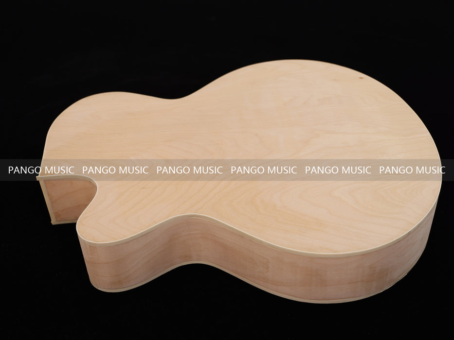 Hollow Body Unfinished Maple DIY Electric Guitar Body (025)