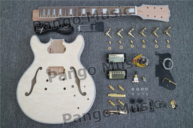 Semi Hollow Body Small Size ES-335 DIY Electric Guitar Kit (PES335-59)