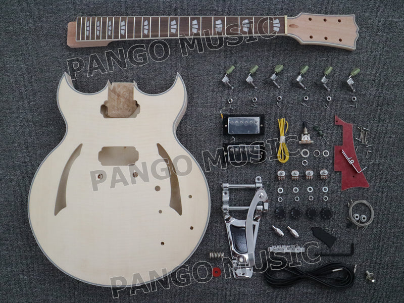Hollow Body Style DIY Electric Guitar Kit (PHB-740)