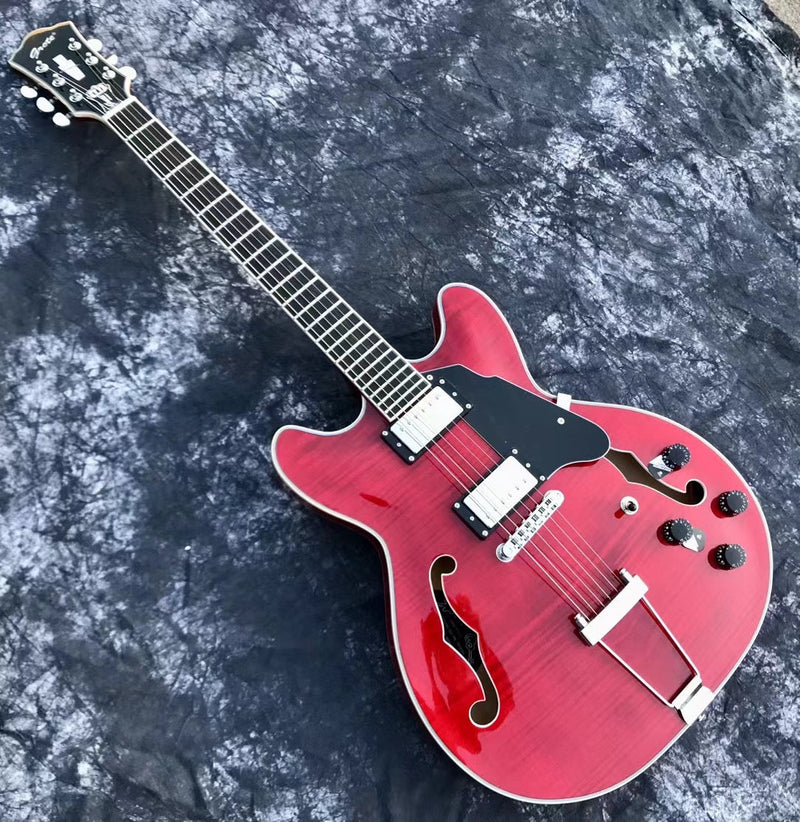 PANGO Music Semi Hollow Body Electric Guitar (YMZ-107)