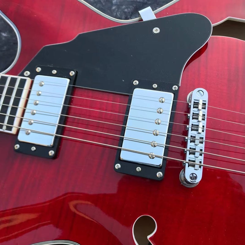 PANGO Music Semi Hollow Body Electric Guitar (YMZ-107)