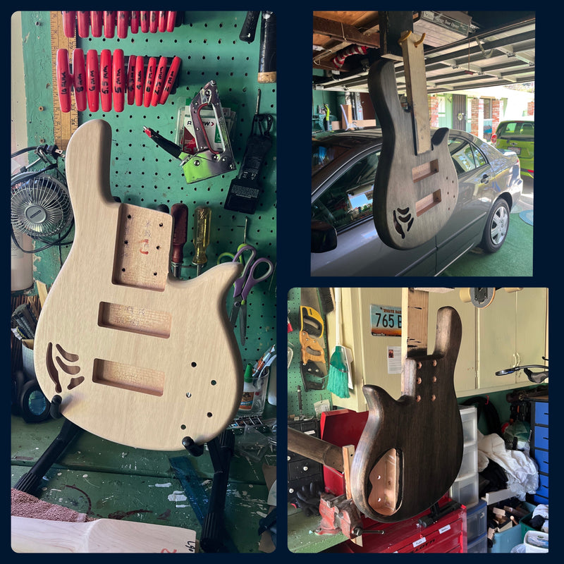 6-String DIY Electric Bass Guitar Kit (PTM-067-02)