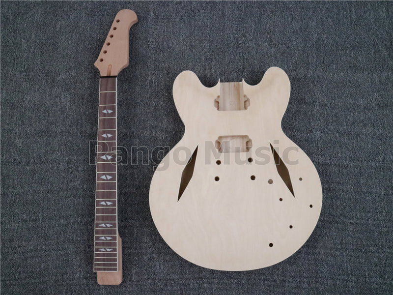 Semi-Hollow Body DIY Electric Guitar Kit (PHB-750)