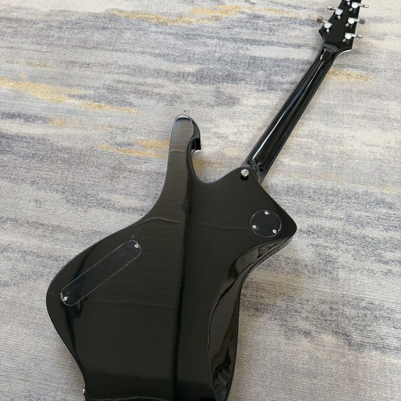 Ibanez Iceman Style Purple Cracked Mirror Electric Guitar (LRG-028)