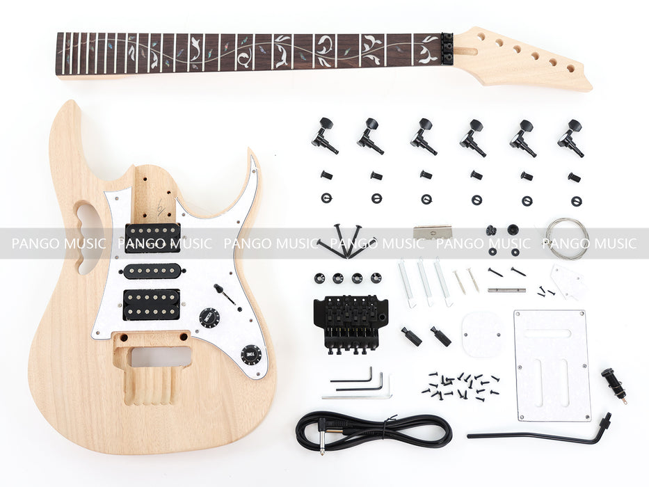 Ibanez Style DIY Electric Guitar Kit (PIB-015F, Fast Shipping, Tariff-free)