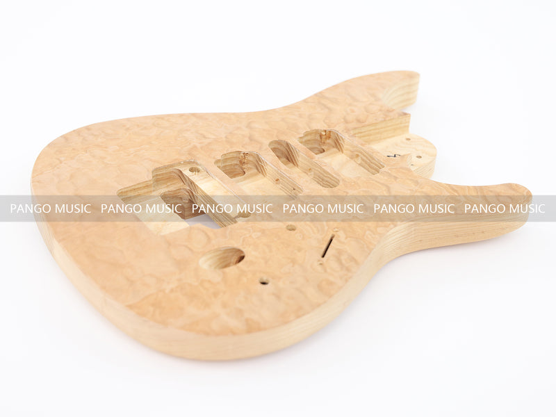 JS Style Ash Body DIY Electric Guitar Kit with Quilted Maple Top (LRF-031, Limited Edition)