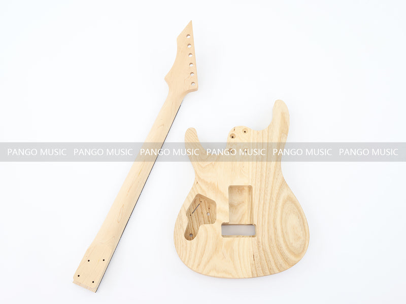 JS Style Ash Body DIY Electric Guitar Kit with Quilted Maple Top (LRF-031, Limited Edition)