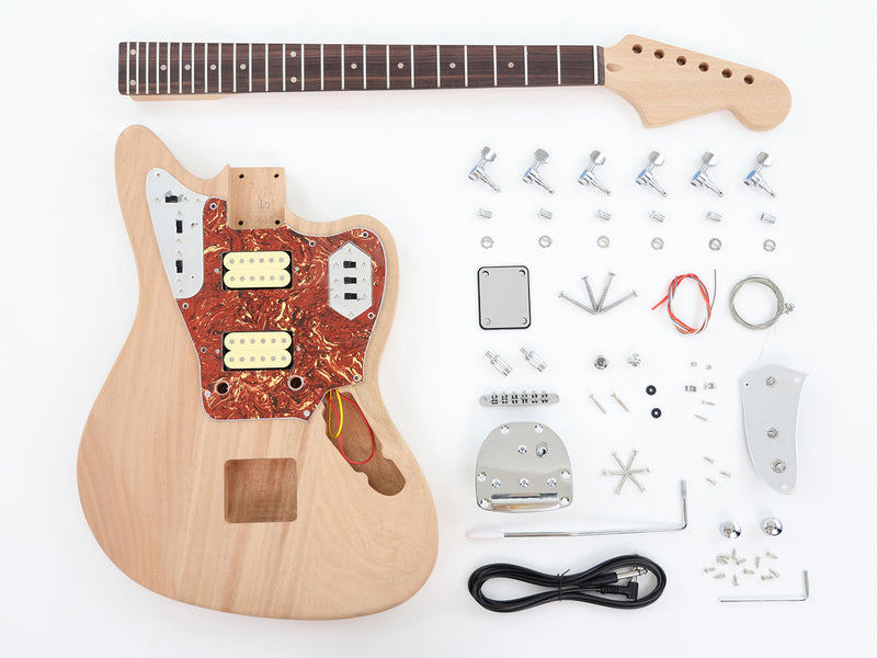 Jaguar Style 24 Frets DIY Electric Guitar Kit (PJG-729D)
