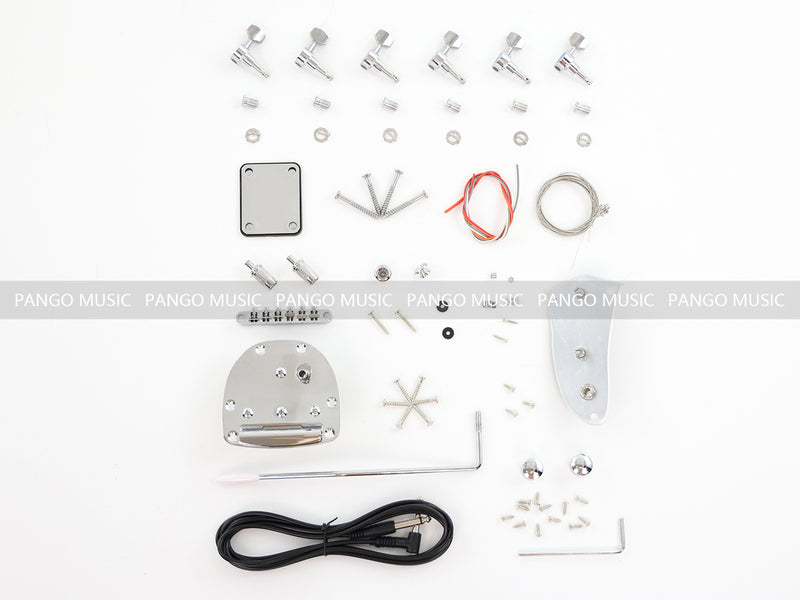 Jaguar Style 24 Frets DIY Electric Guitar Kit (PJG-729D)
