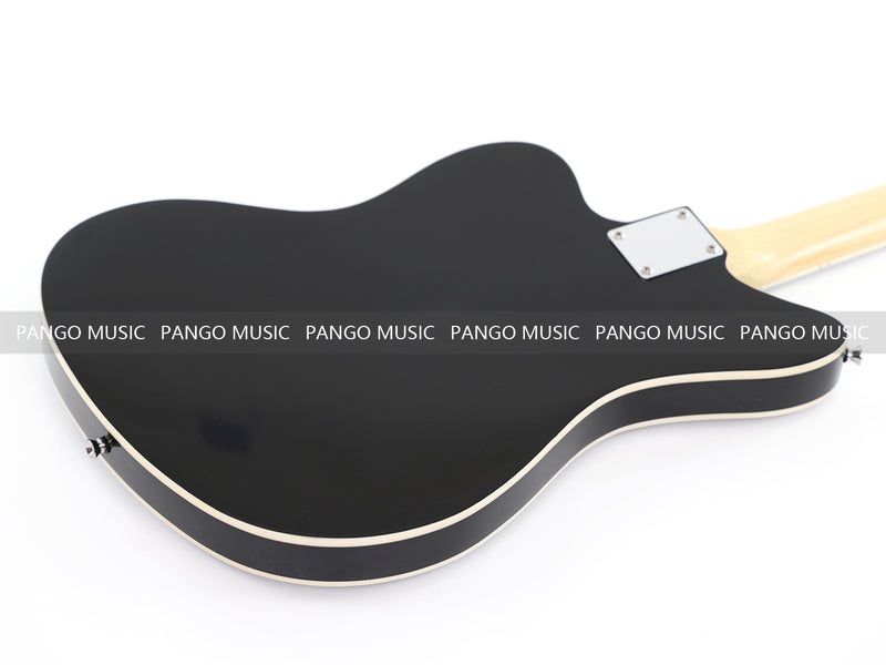 Jaguar Style Black Electric Guitar (GKS-015X, No Logo)