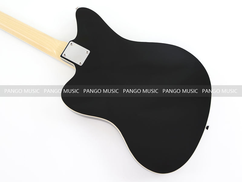Jaguar Style Black Electric Guitar (GKS-015X, No Logo)