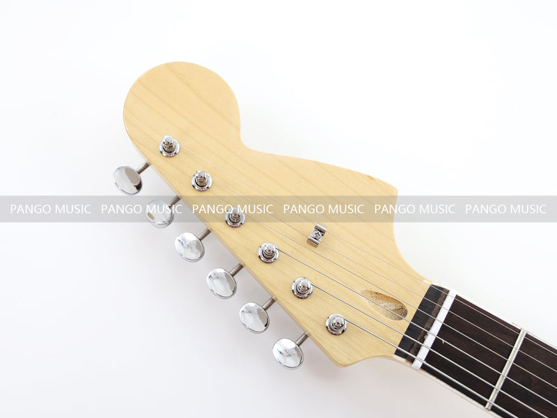 Jaguar Style Black Electric Guitar (GKS-015X, No Logo)