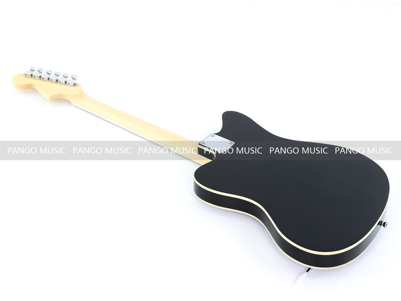 Jaguar Style Black Electric Guitar (GKS-015, No Logo)