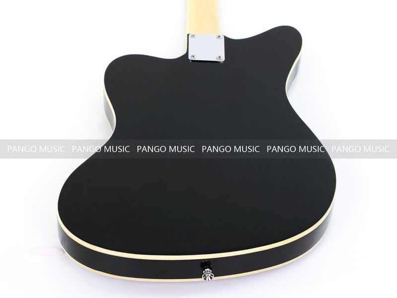 Jaguar Style Black Electric Guitar (GKS-015, No Logo)