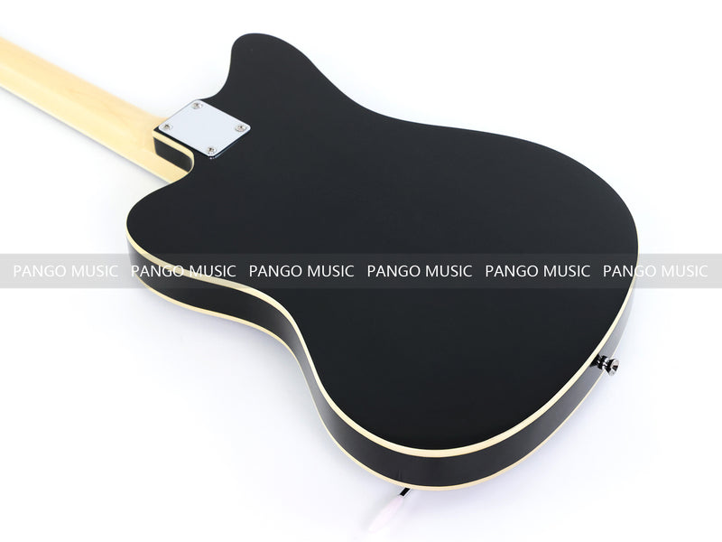 Jaguar Style Black Electric Guitar (GKS-015, No Logo)