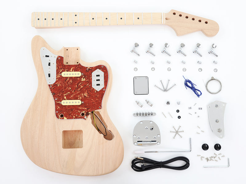 Jaguar Style DIY Electric Guitar Kit (PJG-728F, Fast Shipping, Tariff-free)