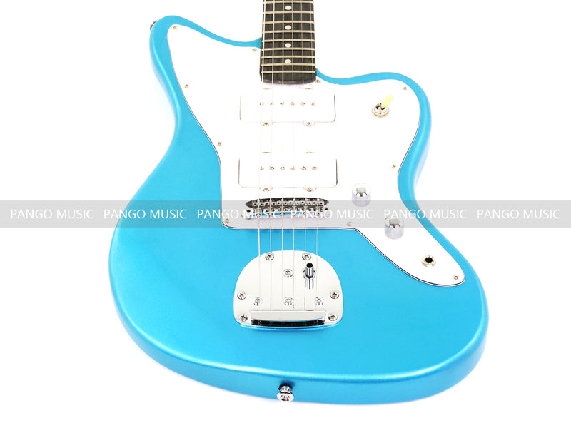 Jaguar Style Electric Guitar with Metallic Blue Finish (GKS-155)