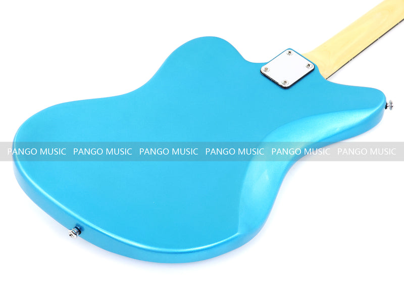 Jaguar Style Electric Guitar with Metallic Blue Finish (GKS-155)