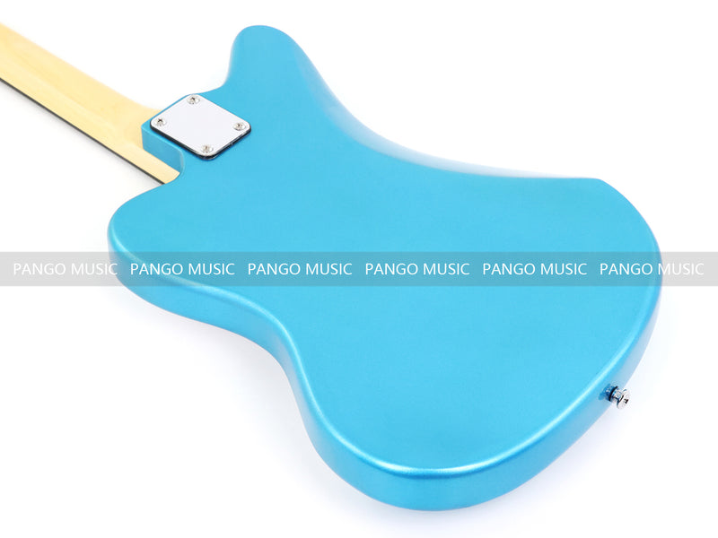 Jaguar Style Electric Guitar with Metallic Blue Finish (GKS-155)