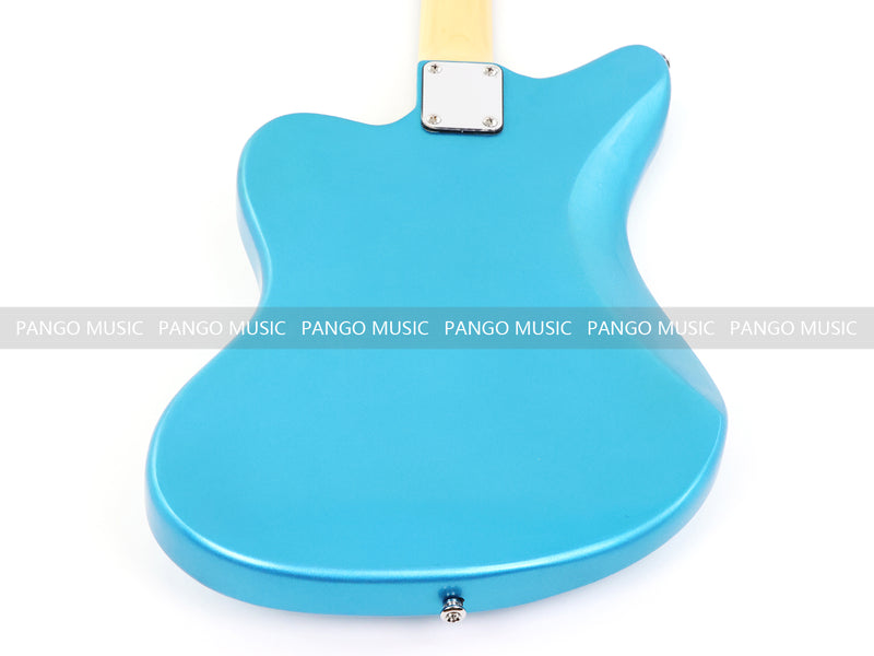 Jaguar Style Electric Guitar with Metallic Blue Finish (GKS-155)
