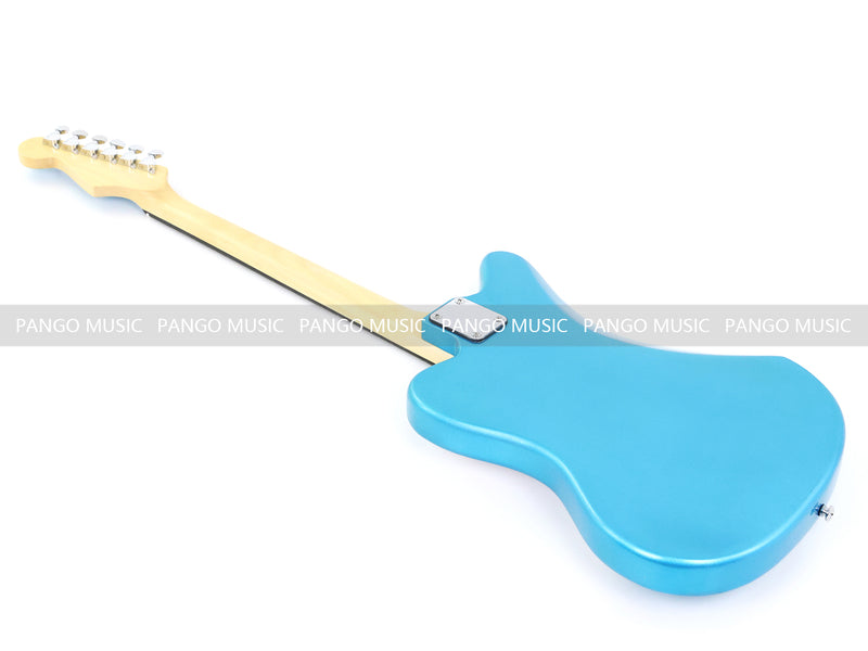 Jaguar Style Electric Guitar with Metallic Blue Finish (GKS-155)