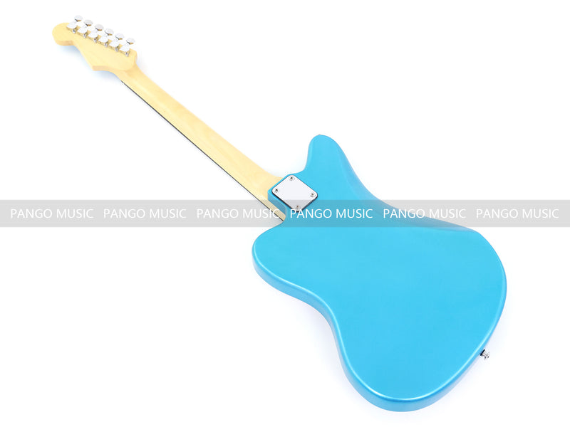 Jaguar Style Electric Guitar with Metallic Blue Finish (GKS-155)