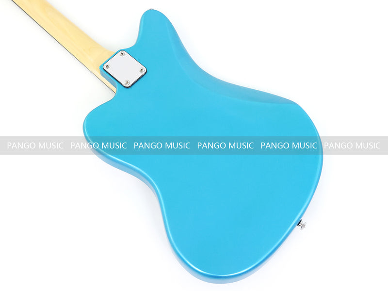 Jaguar Style Electric Guitar with Metallic Blue Finish (GKS-155)