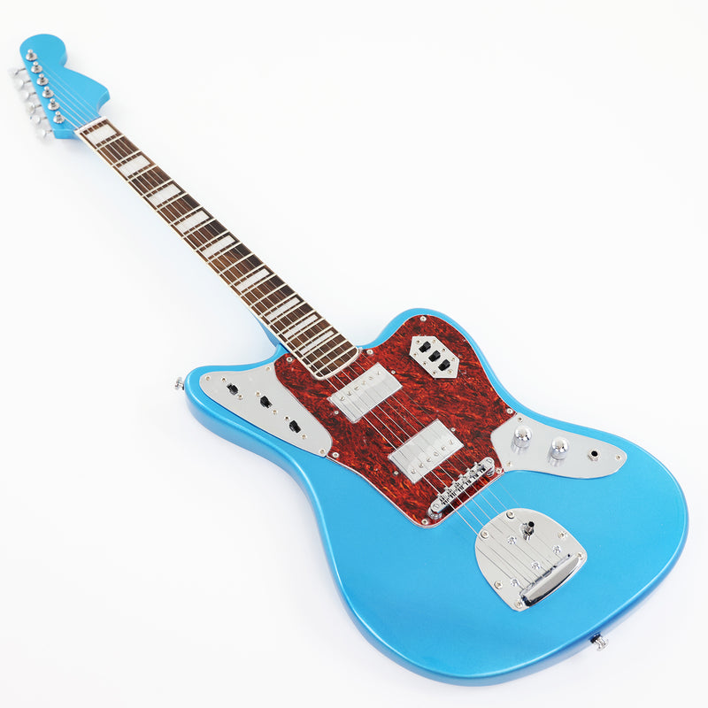 Jaguar Style Electric Guitar with Silver Metallic Finish (GKS-153)